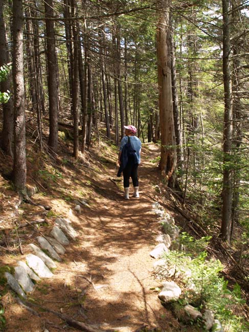 Denys on Around-the-Lake Trail (photo by Webmaster)