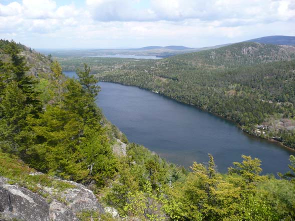 Echo Lake as seen from Beech Cliff (photo by Chip Lary)