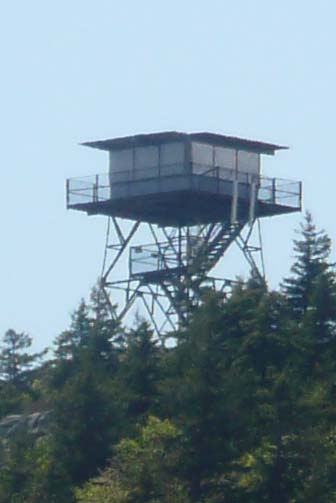 Beech Mountan fire tower, taken from Beech Cliff (photo by Chip Lary)