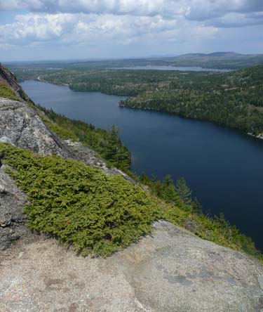Echo Lake and beyond, from Beech Cliff (photo by Chip Lary)