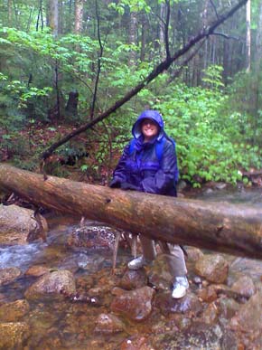 At Whitin Brook (photo by Bill Mahony)