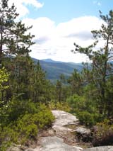 View from ledges on the east side of Blueberry Mtn. (photo by Webmaster)
