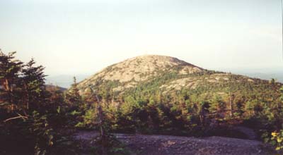 View of Mount Cardigan seen from Firescrew (photo by webmaster)
