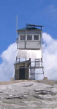 Fire tower on Mt. Cardigan (photo by Mark Malnati)