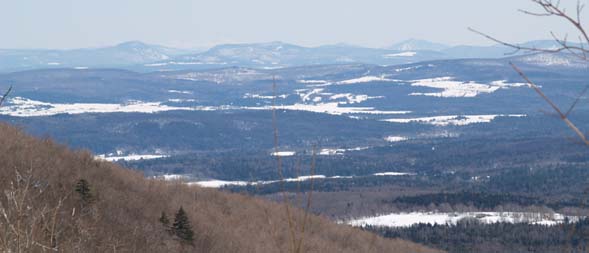 View to the east from the trail (photo by Webmaster)