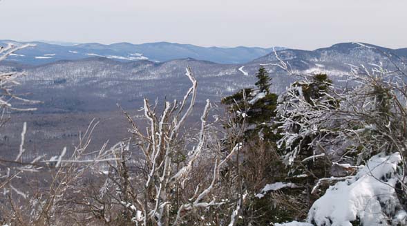 View to the southeast from the summit lookout (photo by Webmaster)