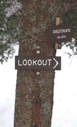 Summit signs (photo by Webmaster)