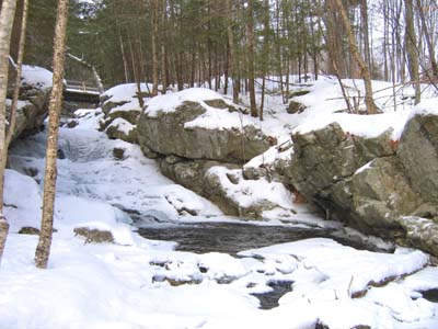 Icy brook (photo by Mark Malnati)