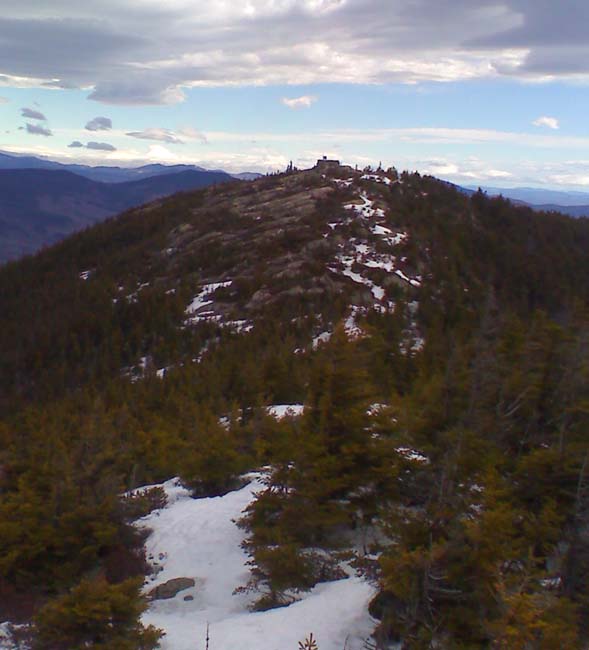 Middle Sister Trail and Middle Sister peak (photo by Bill Mahony)