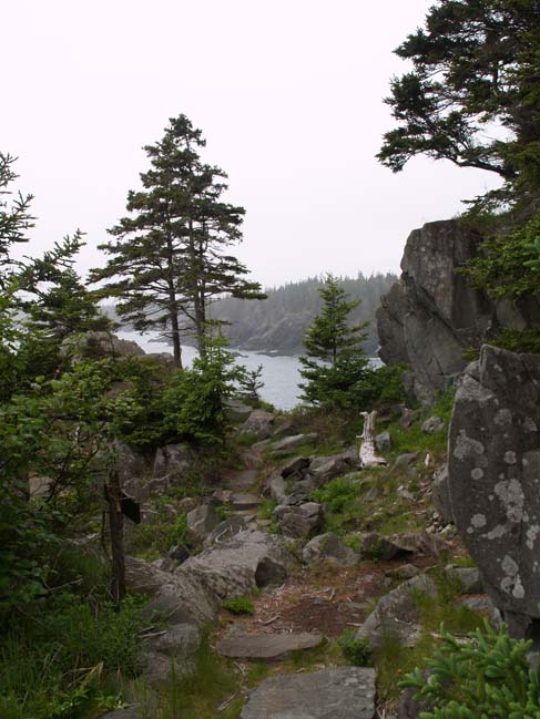 Promontory near the northern end of Coastal Trail (photo by Webmaster)