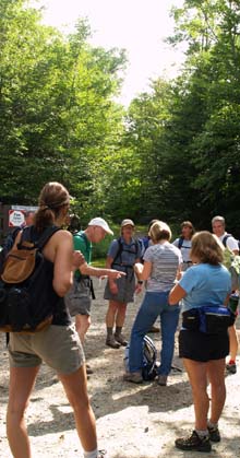 SDH at the trailhead (photo by Webmaster)