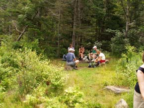 SDH hanging out around the East Pond shore area (photo by Webmaster)