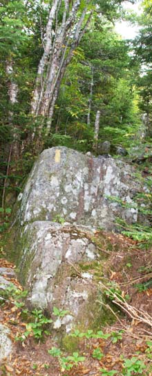 Rock scramble on Eastman Mountain Trail (photo by Webmaster)