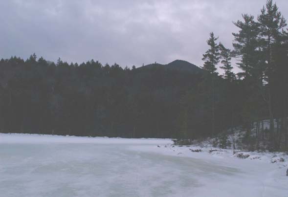 Falls Pond and Bear Mountain (photo by Webmaster)