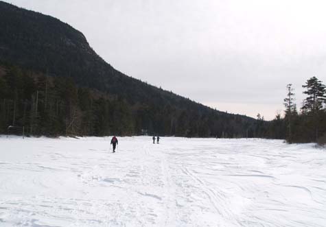 View of lower Greeley Pond from the northern end (photo by Webmaster)