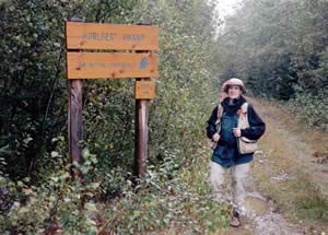 Hurlbert Swamp Preserve entrance (photo by Ben Kimball)