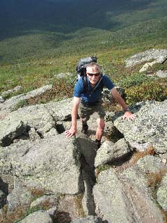 On the trail - Mt. Jefferson (photo by Kathy Astrauckas)