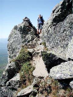 On the trail - Mt. Jefferson (photo by Kathy Astrauckas)