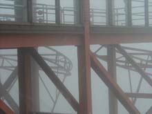 Cannon in the fog (photo by James Horner)