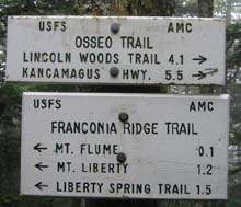 Trail signs (photo by Mark Malnati)