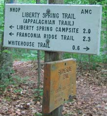 Trail signs (photo by Mark Malnati)