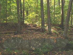 Mini ledges along the Rail Trail (photo by Webmaster)