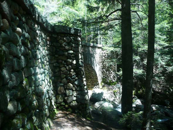 Cobblestone bridge over Jordan Stream and Jordan Stream Path (photo by Chip Lary)