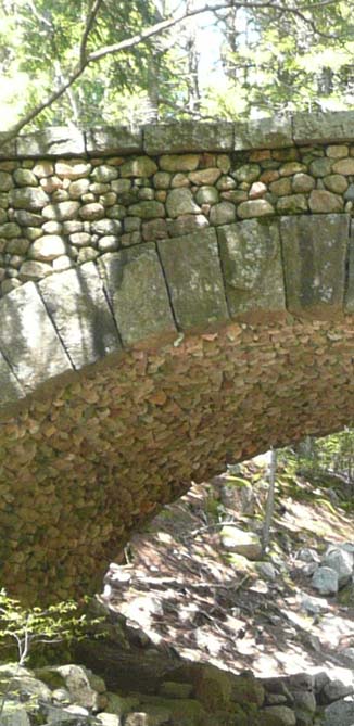 Close-up of the cobblestone bridge (photo by Chip Lary)