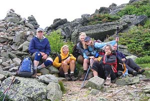 Group on Mt. Madison (photo by Mark Malnati)