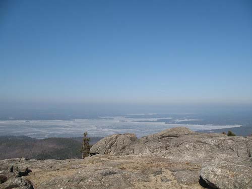 Views of Lake Winnipesaukee from the summit of Mt. Major (photo by Tom Hudson)