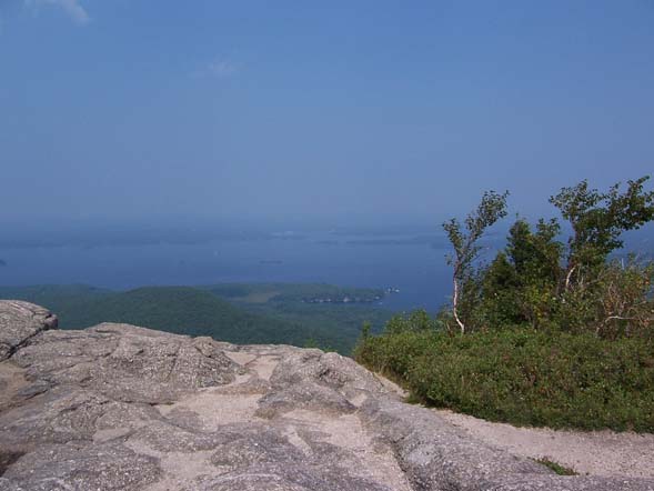 Lake Winnipesaukee as seen from the summit of Mt. Major (photo by Mary)