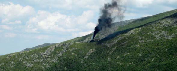 The cog railway train (photo by Claudette Raymond)