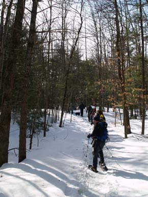 Huckins Orchard Trail (photo by Webmaster)