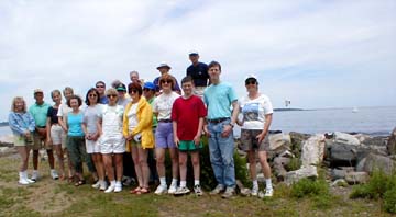 SDHers in front of the ocean (photo by Beth Fox)