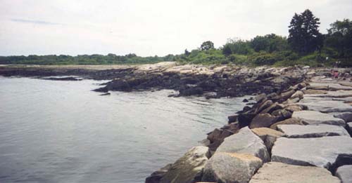 The jetty (photo by Webmaster)