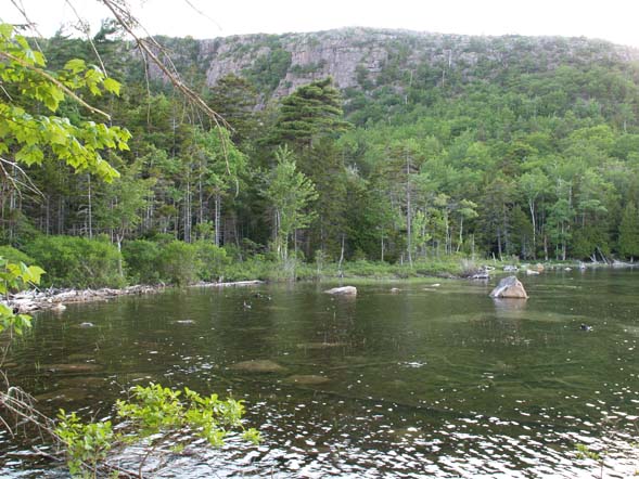 Cliffs above Eagle Lake (photo by Webmaster)