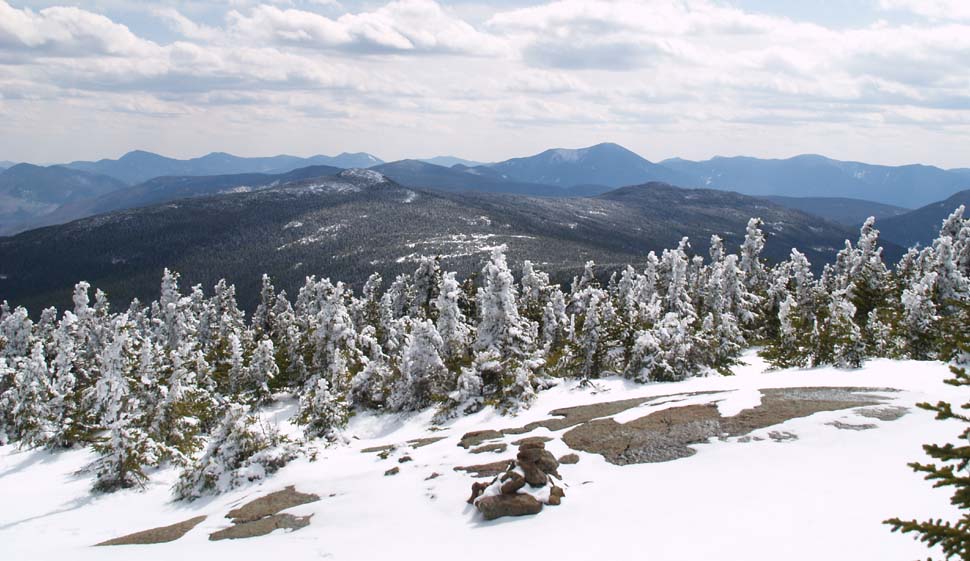 Views from Webster Cliff Trail on the south side of Mt. Pierce (photo by Webmaster)
