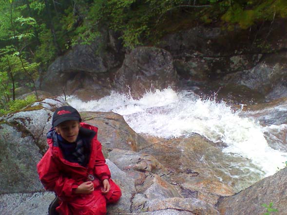Joshua at Gibbs Falls (photo by Bill Mahony)