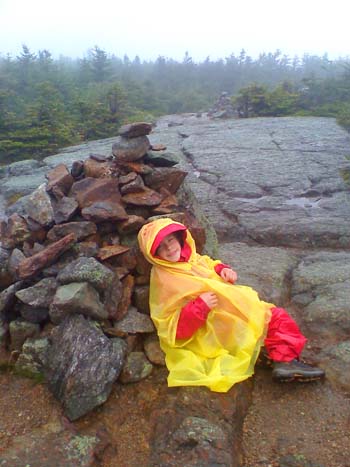 Joshua on Webster Cliff Trail (photo by Bill Mahony)