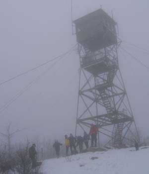 Fire tower on Red Hill (photo by Mark Malnati)