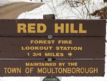 Trailhead sign (photo by Jim Pollard)