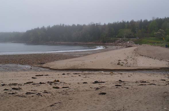 Seal Harbor Beach on 5/31/09 (photo by Webmaster)