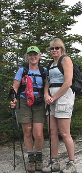 On the summit of Mt. Tremont (photo by Sue Murphy)