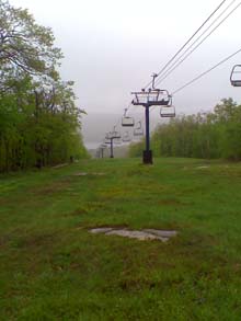 Wachusett Mountain Chair Lift (photo by Bill Mahony)