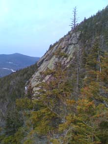 The side of Mount Whiteface (photo by Bill Mahony)